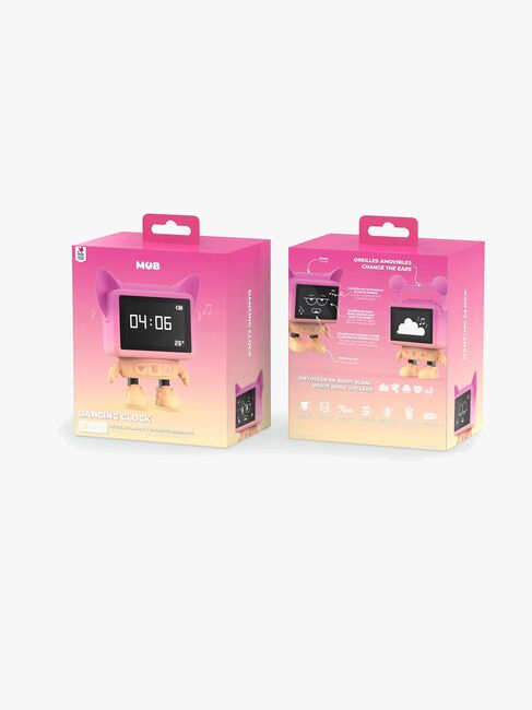 Mobility on Board  Tanssiva Herätyskello, Vaaleanpunainen