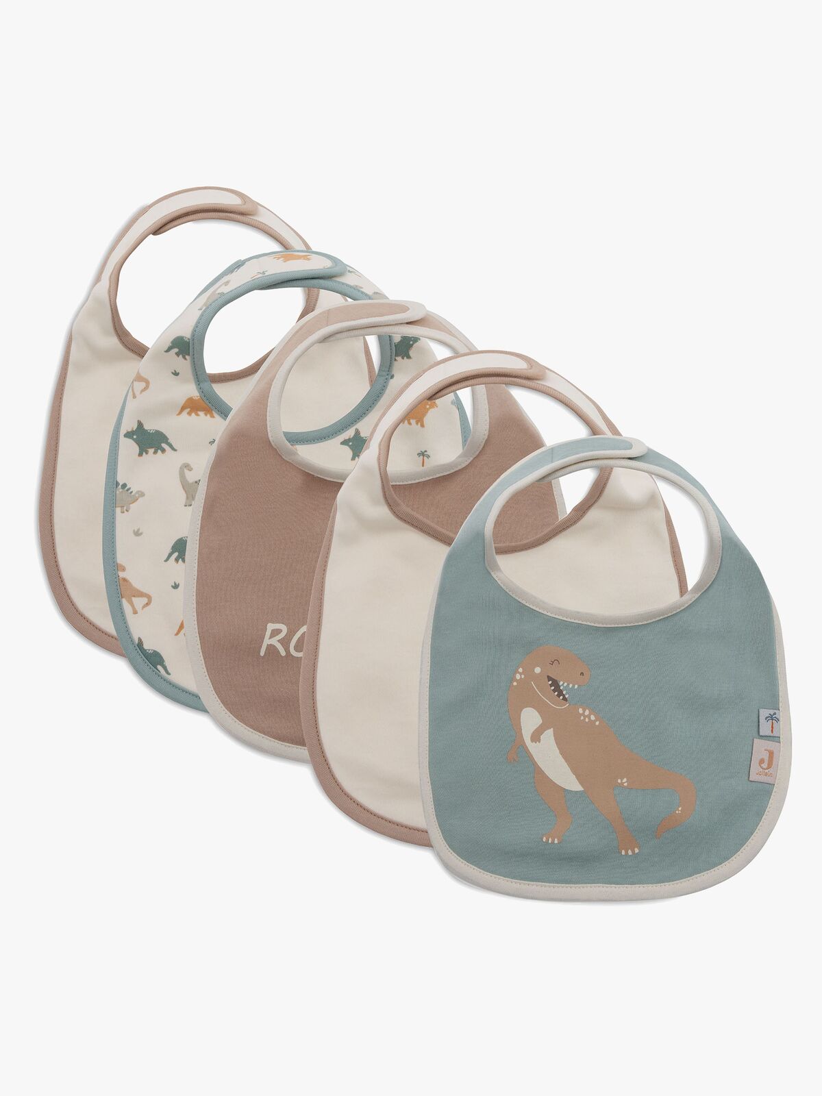 Jollein Ruokalappu 5-pack, Roarsome