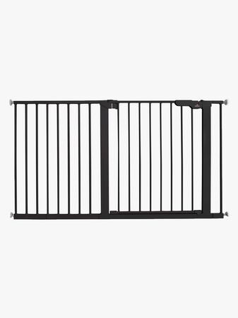 BabyDan Premier Turvaportti + 9 Pidennysosaa 126–132,2 cm, Musta