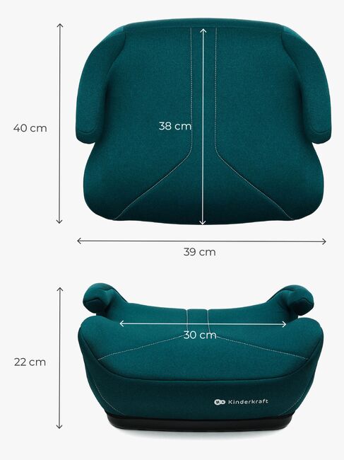 Kinderkraft I-BOOST 2 i-Size Istuinkoroke, Vihreä