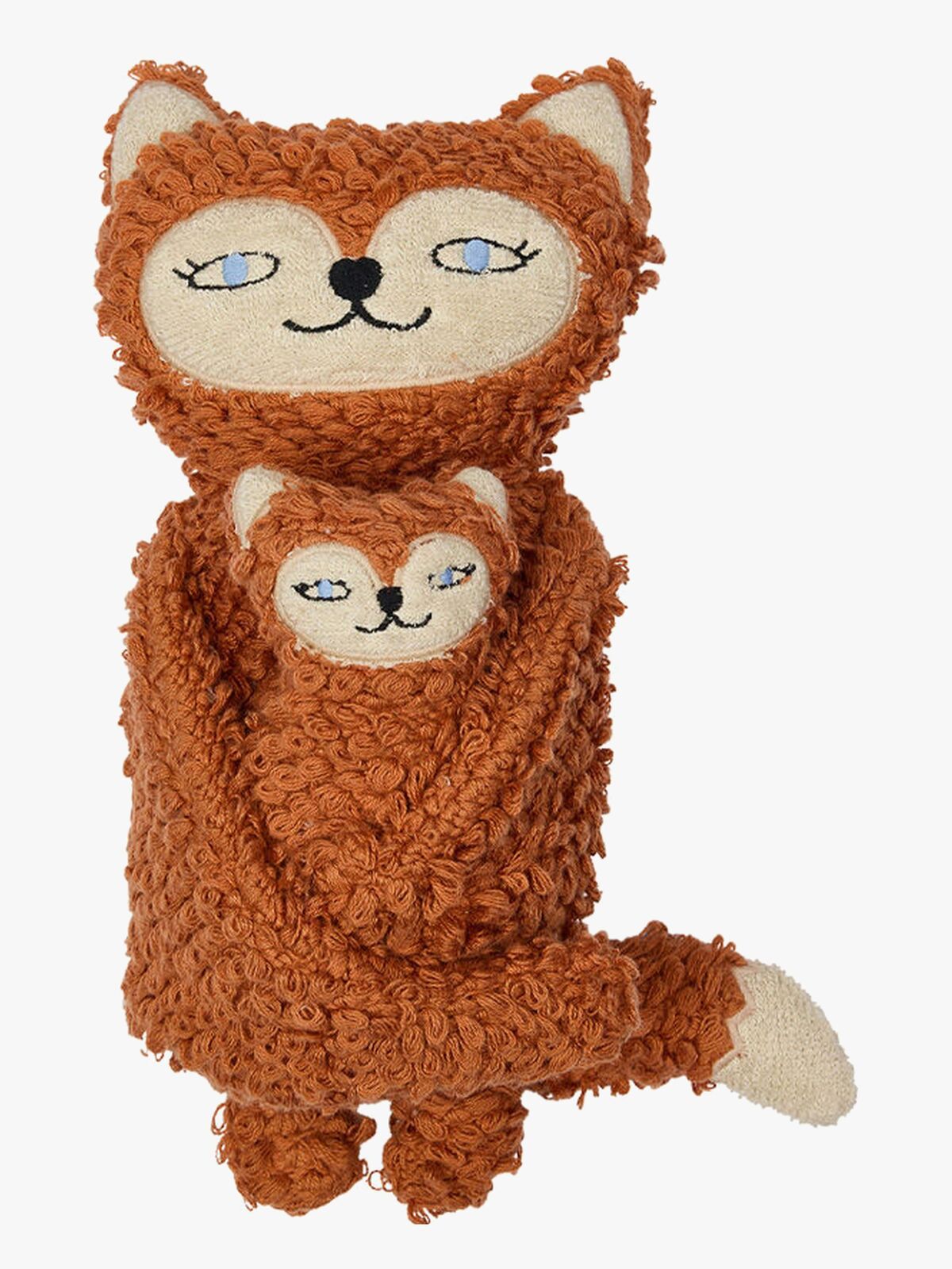 OYOY Frida & Baby Felix Kettu Pehmolelu, Caramel