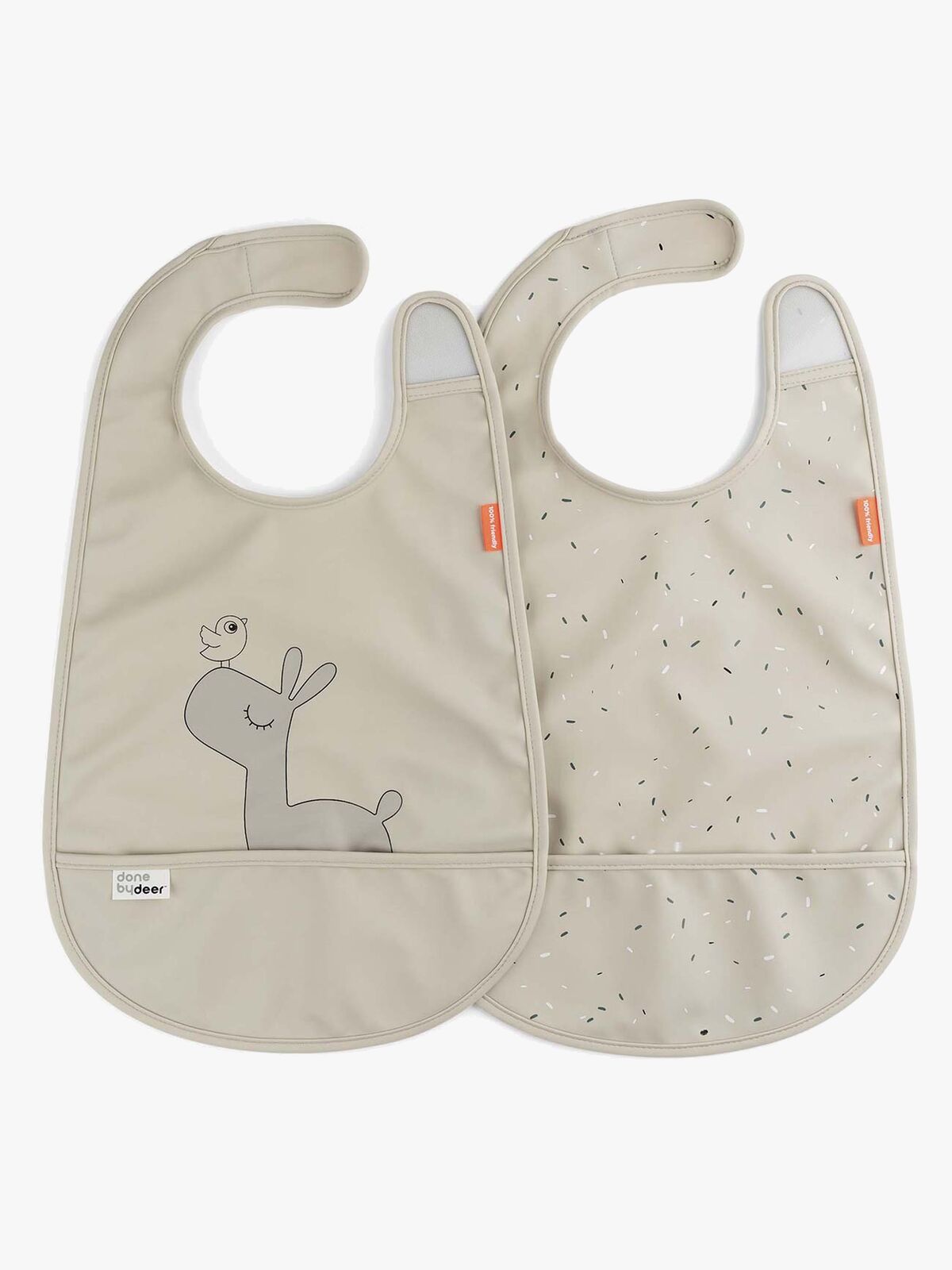 Done By Deer Lalee Ruokalappu 2 Kpl, Sand