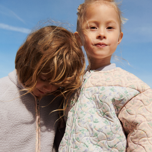 Wheat Helmao Kevyttoppatakki, Purple Light Petunias