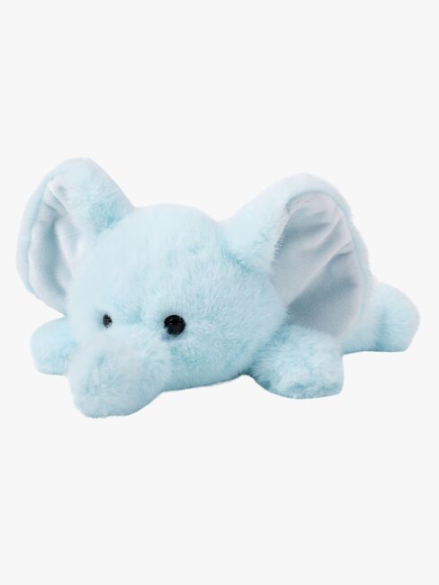 Teddykompaniet Pehmolelu Makaava Norsu 34 cm, Vaaleansininen