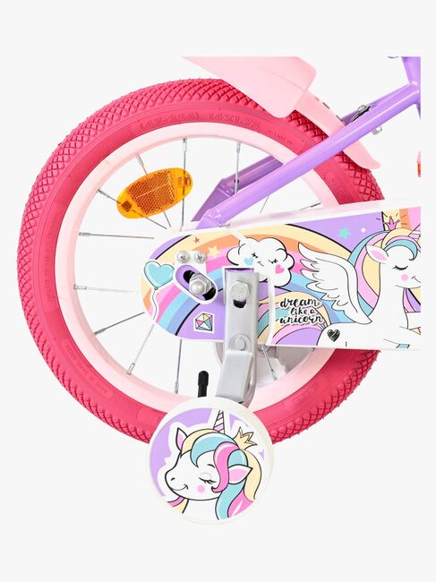 Volare Unicorn Polkupyörä 14'', Violetti