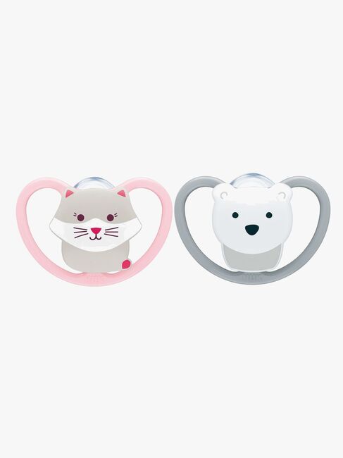 NUK Perfect Match Air Tutti 2-pack Koko 3, Cat/Polarbear