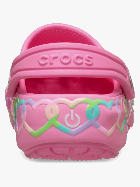 Crocs Classic Heart Lights Pistokkaat, Pink Lemonade