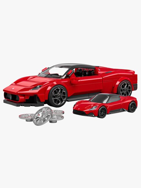 Mattel Brick Shop Hot Wheels Speed Series Rakennussarja Maserati MC20 250 Osaa
