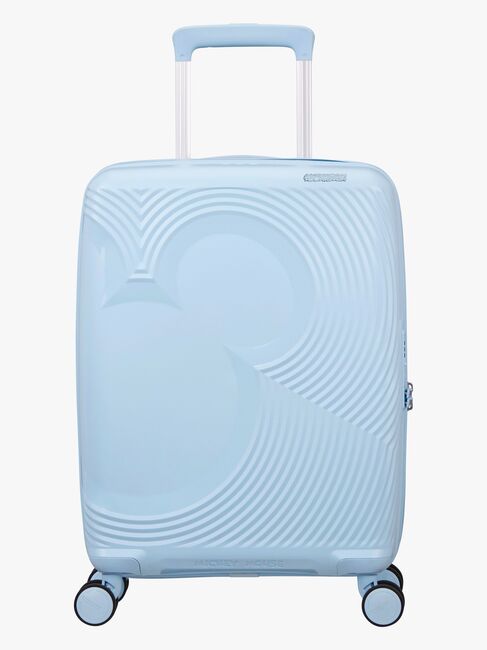American Tourister Mickey Magic Spinner Matkalaukku 37-44L, Pastel Blue