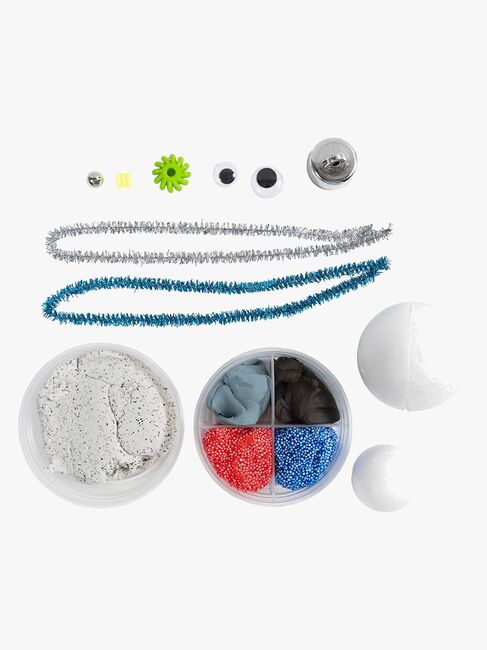 Creativ Company Askartelusetti Mini Muovailu Robotti, Sininen/Harmaa/Punainen