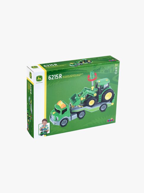 John Deere 6215R Traktori + Kuljetuskärry 1:24
