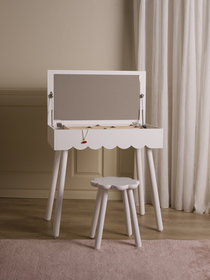 Alice & Fox Dune Meikkipöytä Junior, White