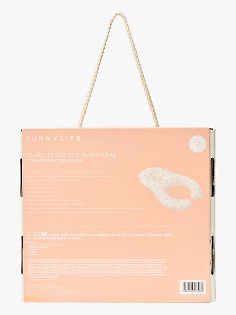 SUNNYLiFE Baby Float Together-  Puhallettava Uimapatja, Strawberry Sunshine