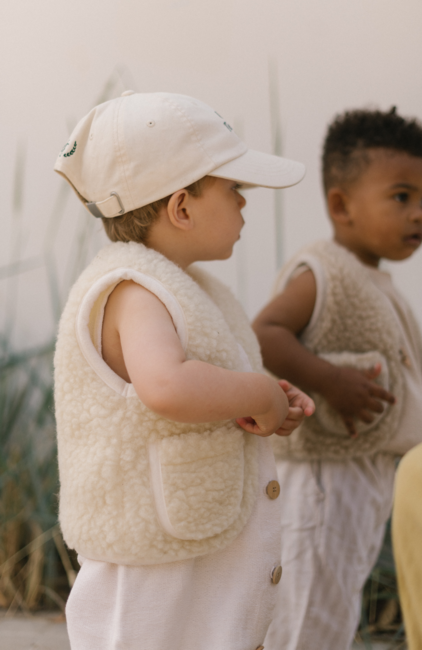 BINIBAMBA Merino Snuggle Liivi, Milk