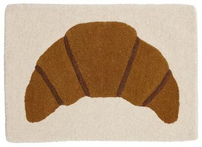 OYOY Croissant Tufted Miniature Matto, Brown