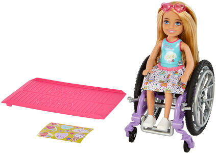 Barbie Chelsea Nukke + Pyörätuoli