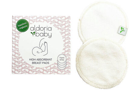 Aldoria Baby High Absorbant Liivinsuojat 4-pack, Valkoinen