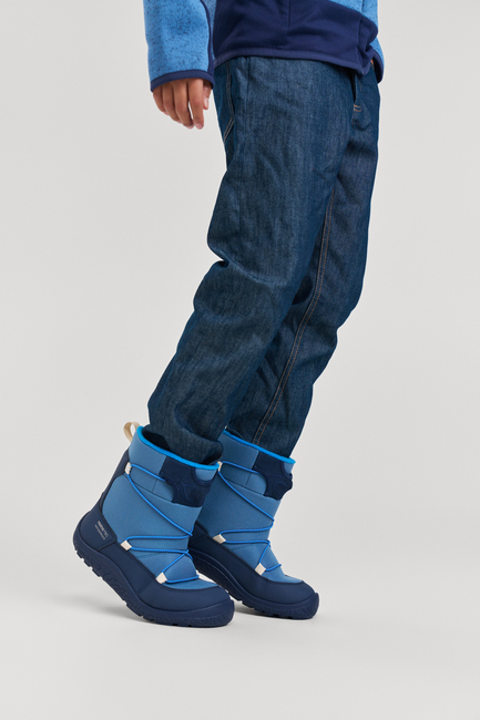 Reimatec Ensilumi Barefoot Jr Talvikengät, Navy