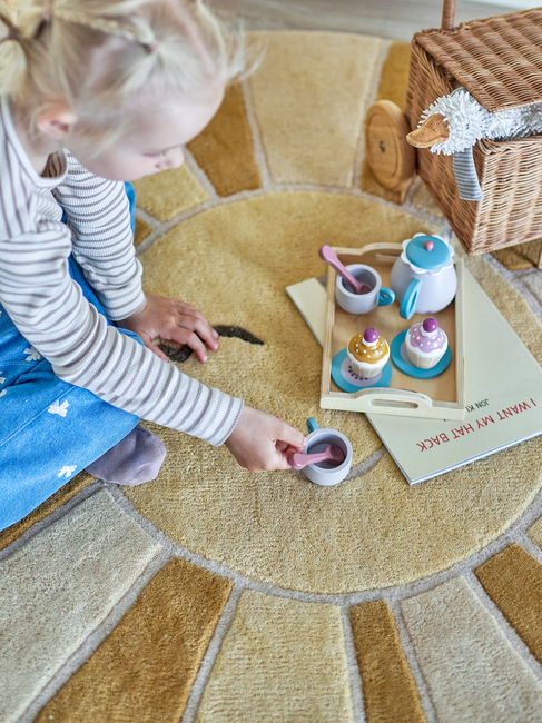 Bloomingville Matto Aurinko, Keltainen