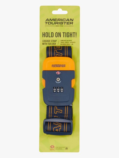 American Tourister TSA Matkalaukkuhihna, Navy/Orange
