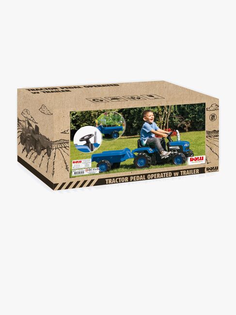 DOLU Poljintraktori + Perävaunu, Sininen