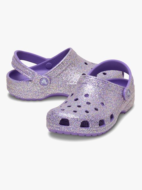 Crocs Classic Fantasy Glitter Pistokkaat, Violetti