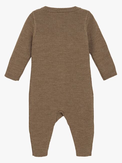 CeLaVi  Neulottu Jumpsuit Merinovilla, Cocoa Creme