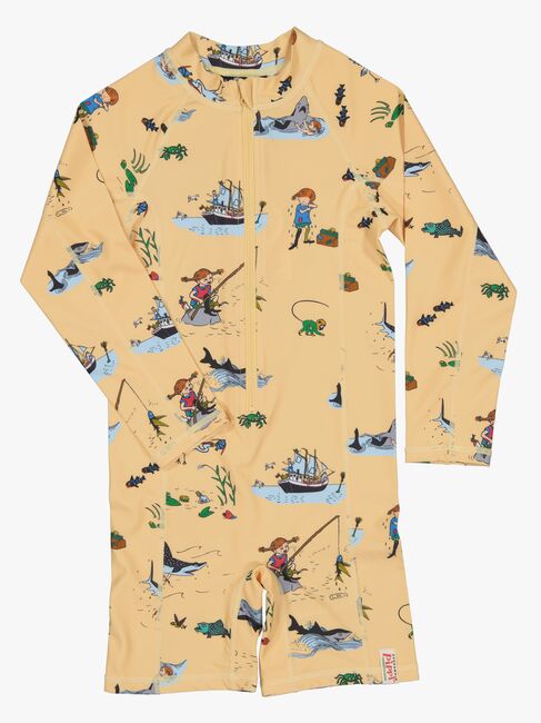 Geggamoja UV-Puku Peppi Pitkätossu, Keltainen