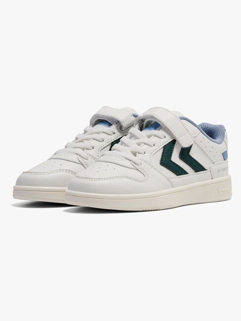 Hummel St Power Play Jr Lenkkarit, White/Green