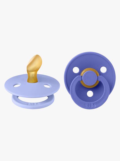 BIBS Colour Tutti 2-pack Lateksi Koko 1 Anatominen, Hush/Grape