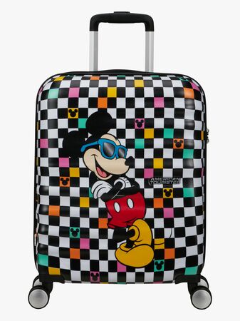 American Tourister Wavebreaker Disney Spinner Matkalaukku 35L, Mickey Check
