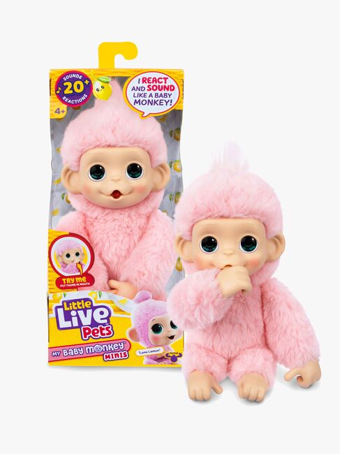 Little Live Pets  Interaktiivinen Pehmolelu Mini Monkey Lemonz
