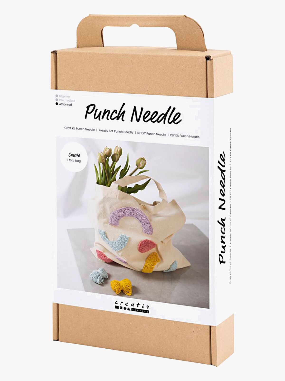 Creativ Company Askartelusetti Kirjailu Kassi Pastelliväreilla