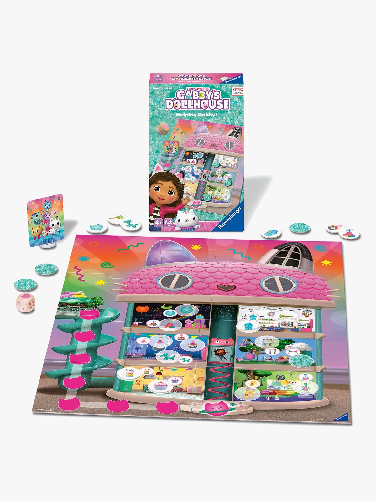 Ravensburger Gabbyn Nukketalo Lastenpeli Helping Gabby