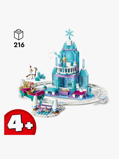 LEGO Disney Princess 43281 Elsan jäälinna ja luminen rekiseikkailu
