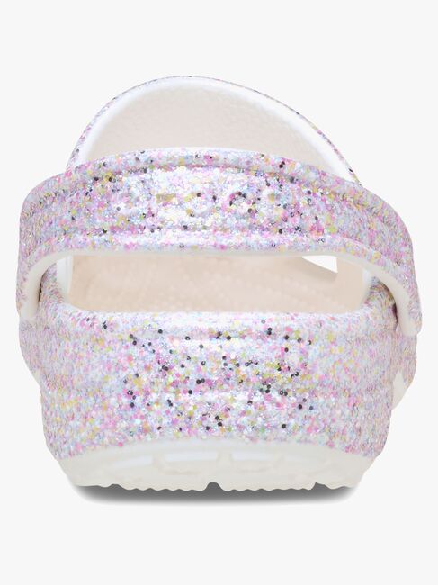Crocs Classic Fantasy Glitter Pistokkaat, Valkoinen