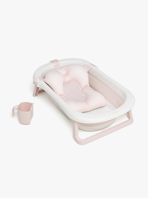 Beemoo CARE Assist Kylpyamme + Kylpytuki & Huuhtelukannu, Pink