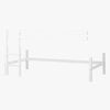 Hoppekids Rakennusosa ECO Dream Puolikorkea Sänky 90x200, White