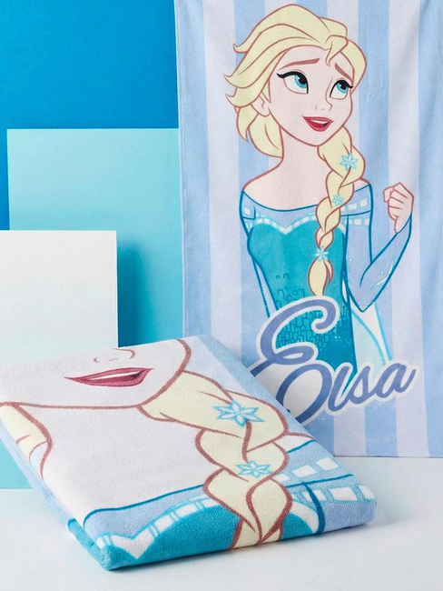 Disney Frozen Rantapyyhe, Vaaleansininen