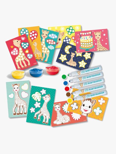 SES Creative Sophie La Girafe Askartelusetti Maalaa Ja Väritä