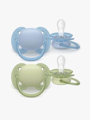 Philips Avent Ultra Soft Tutti 0–6 kk 2-pack, Vihreä/Sininen