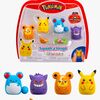 Squishmallows Squishalongs Pokémon Figuurisetti Pikachu, Gengar, Teddiursa & Marill 4-pack