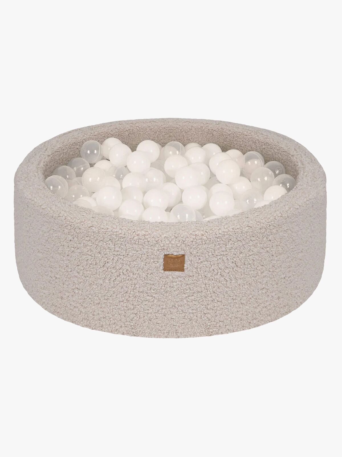 MeowBaby Bearly  Pyöreä Pallomeri, Light Grey