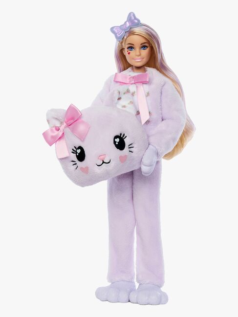 Barbie Cutie Reveal Sweet Bows Nukke Kissanpentu, Violetti