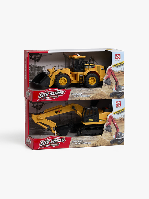 Alex's Garage City Service Rakennusajoneuvot 2-pack