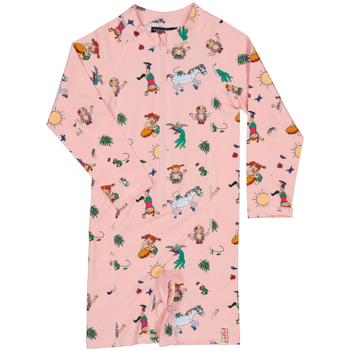 Geggamoja UV-Puku Peppi Pitkätossu, Vaaleanpunainen