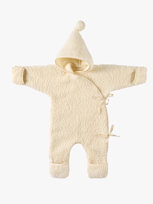 BINIBAMBA Merino Snugglesuit, Milk