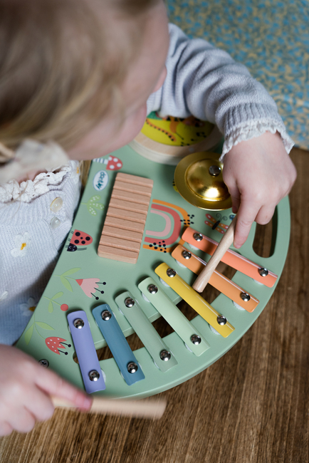 Dantoy Musiikkiasema Wood In Gift Box