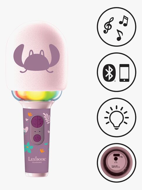 Disney Stitch Karaokemikrofoni Äänillä & Valoilla