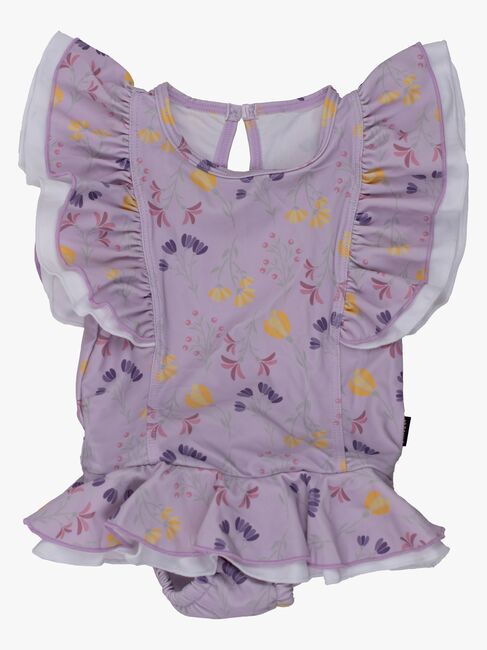 Lindberg Judith Uimapuku + Uimavaippa, Lavender/Yellow